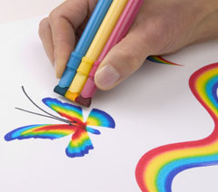 Rainbow art - fun and educational toys for every age, kids toys, activity books for hobby toy and discovery toy